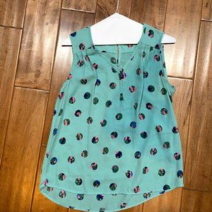 Turquoise Tank Blouse